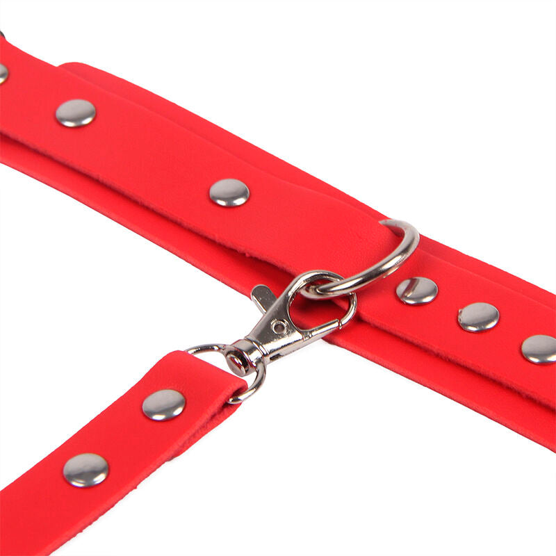 SUBBLIME 953706 ALGEMAS COM CINTO BONDAGE VERMELHO TAMANHO aNICO