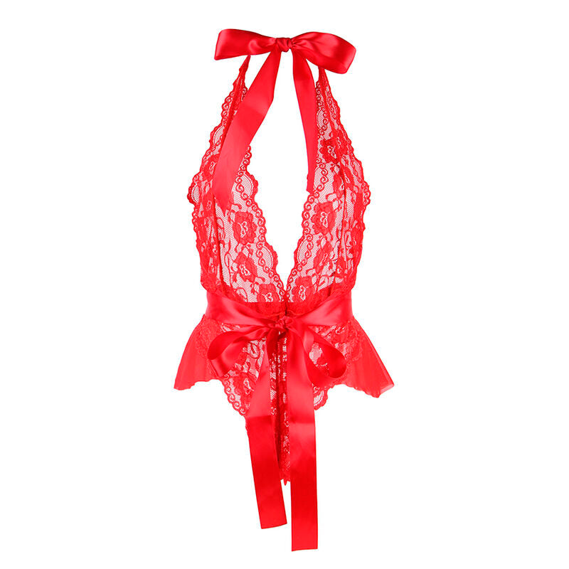 SUBBLIME 953973 BODY SEXY COM BABADOS CINTO VERMELHO S M