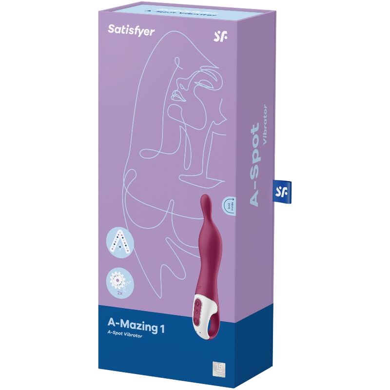 SATISFYER VIBRADOR AMAZING 1 ASPOT BERRY