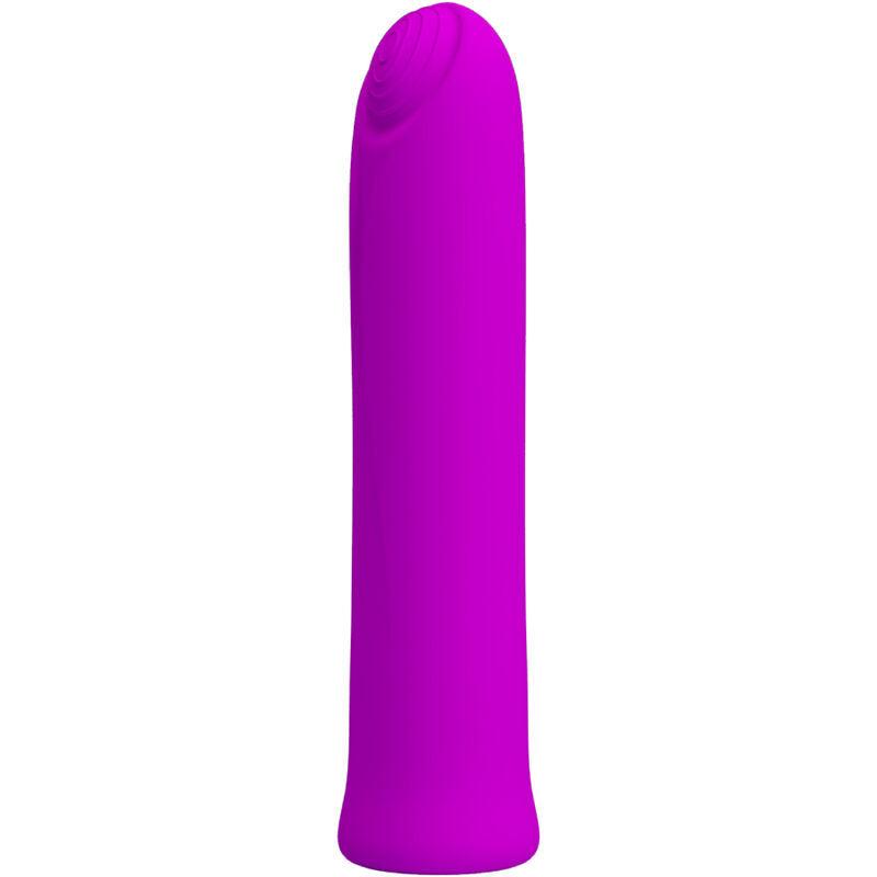 PRETTY LOVE VIBRADOR CURTIS MINI SUPER POWER 12 VIBRAoES DE SILICONE VIOLETA