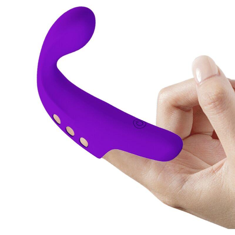 PRETTY LOVE VIBRADOR DE DEDO RECARREGVEL GORGON ROXO