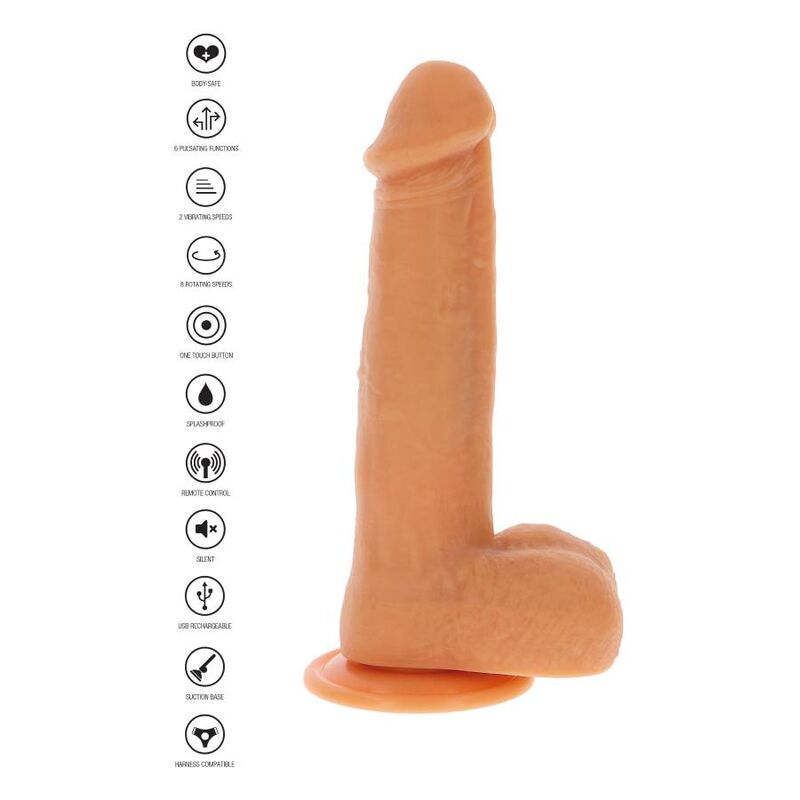 GET REAL CONTAS ROTATIVAS VIBRANDO PELE DILDO