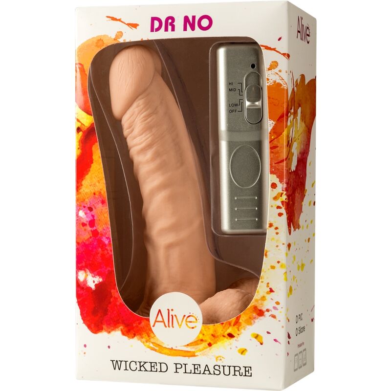 ALIVE DR VIBRADOR DE PeNIS SEM REALiSTICO 18 CM