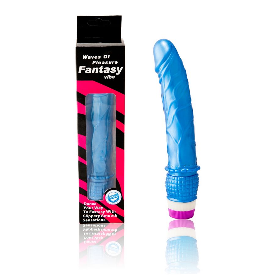 BAILE VIBRADOR WAVES OF PLEASURE 23 CM AZUL