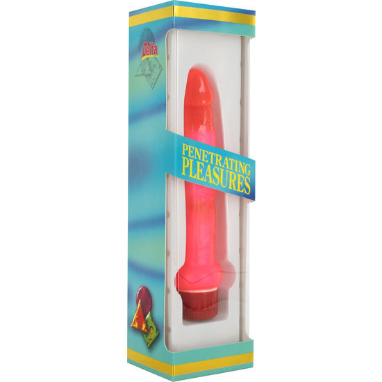 SEVEN CREATIONS VIBRADOR ANAL JELLY FINO ROSA