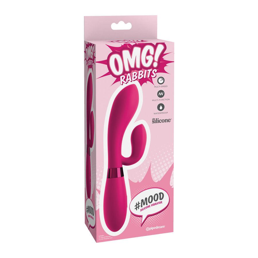 OMG MOOD SILICONE VIBRATOR PINK