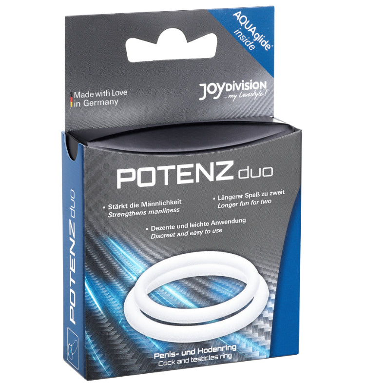 JOYDIVISION POTENZDUO RINGS BRANCO M