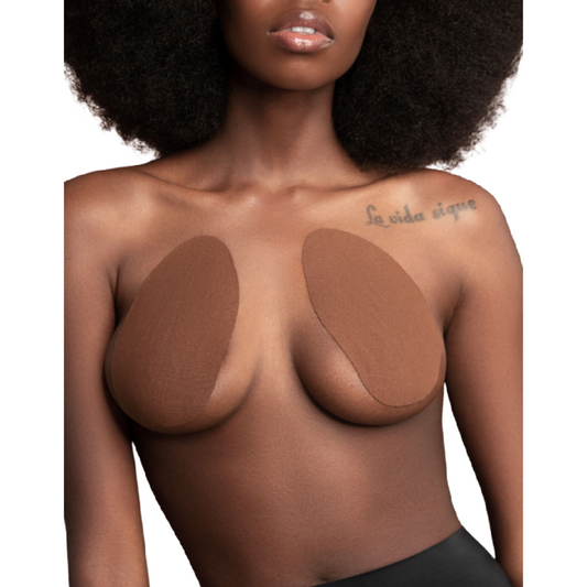 BYE-BRA - APRIMORAMENTO SEIOS + 3 PARES DE CETIM BEIGE COPO A/C