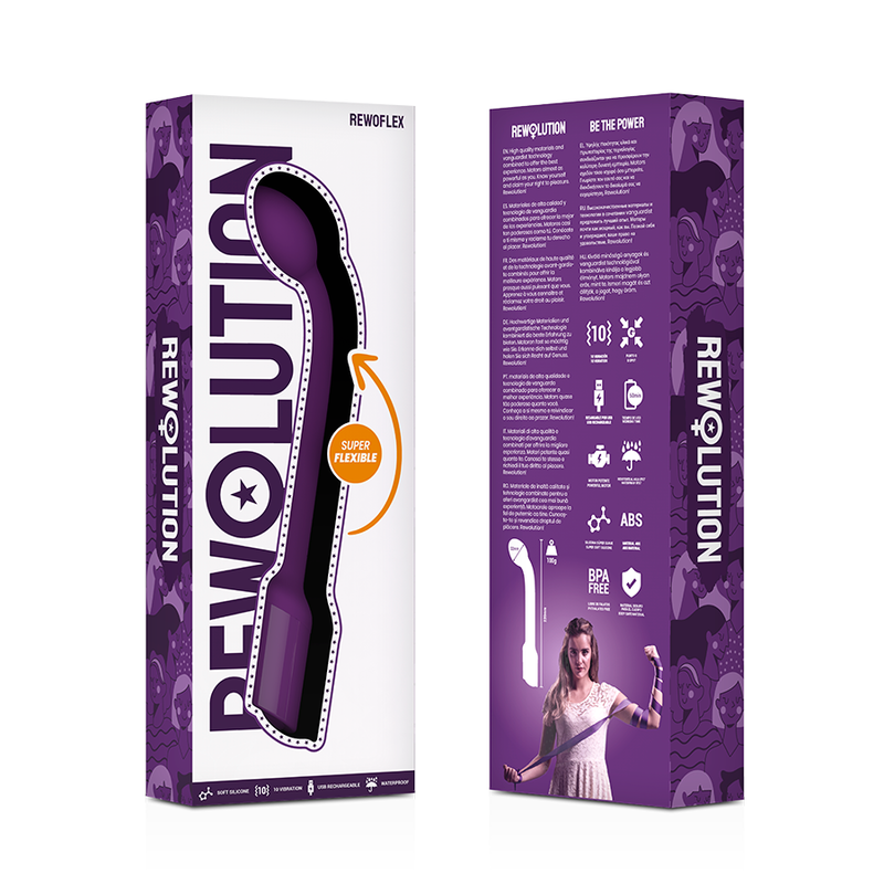 REWOLUTION - REWOFLEX VIBRADOR ESTIMULADOR FLEXÍVEL DE PONTO G