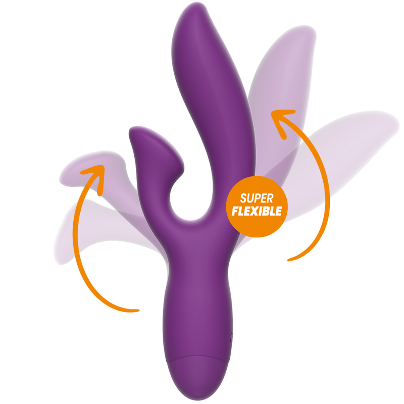 REWOLUTION - VIBRADOR FLEXÍVEL REWOFUN COM COELHO