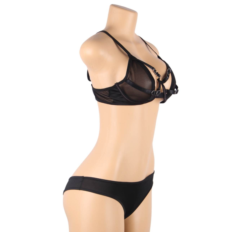 QUEEN LINGERIE - CONJUNTO DUAS PEAS S/M