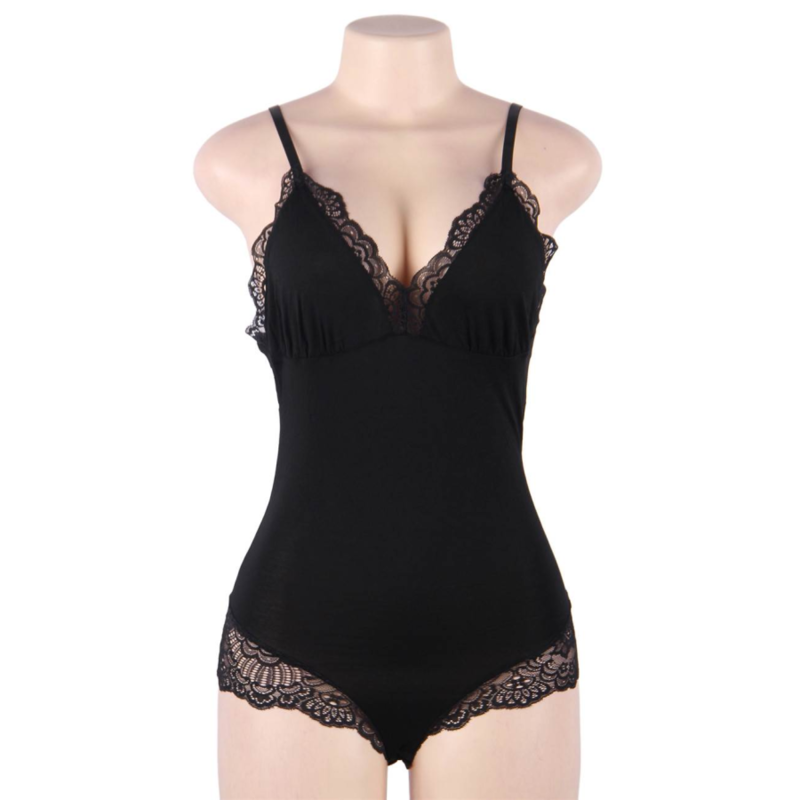 QUEEN LINGERIE - LACE TEDDY S/M