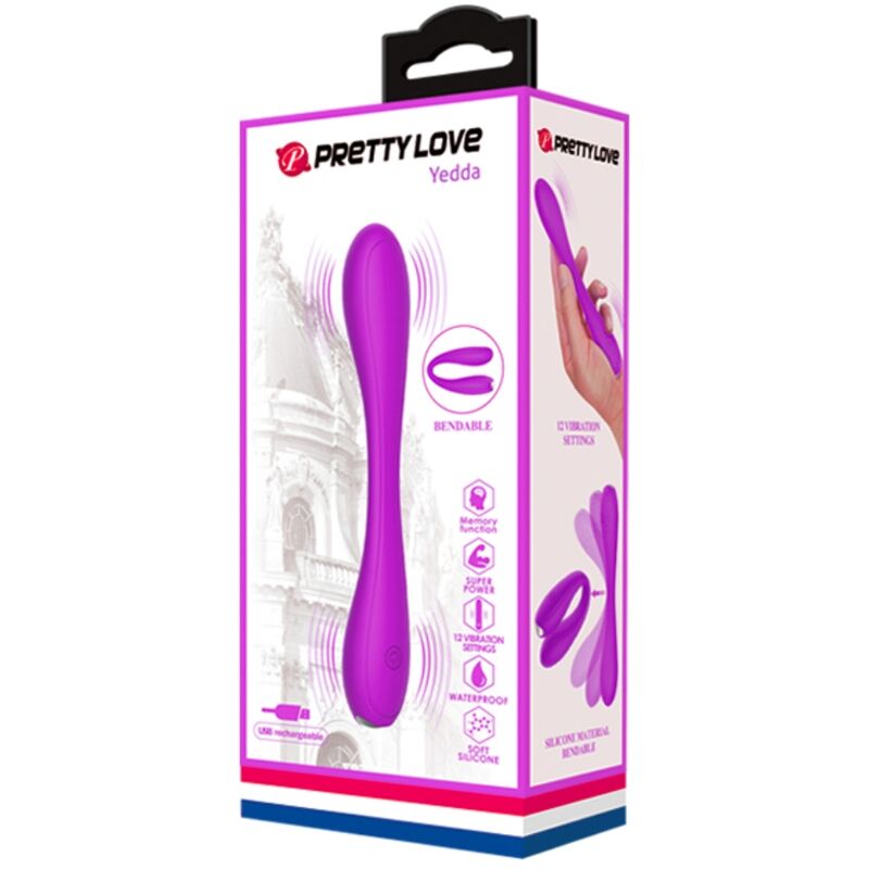 PRETTY LOVE - LOVE YEDDA VIBRADOR FLEXÍVEL