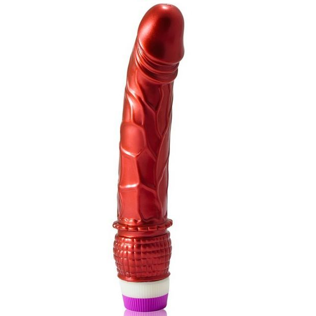 BAILE - VIBRADOR VERMELHO REALISTA 23 CM