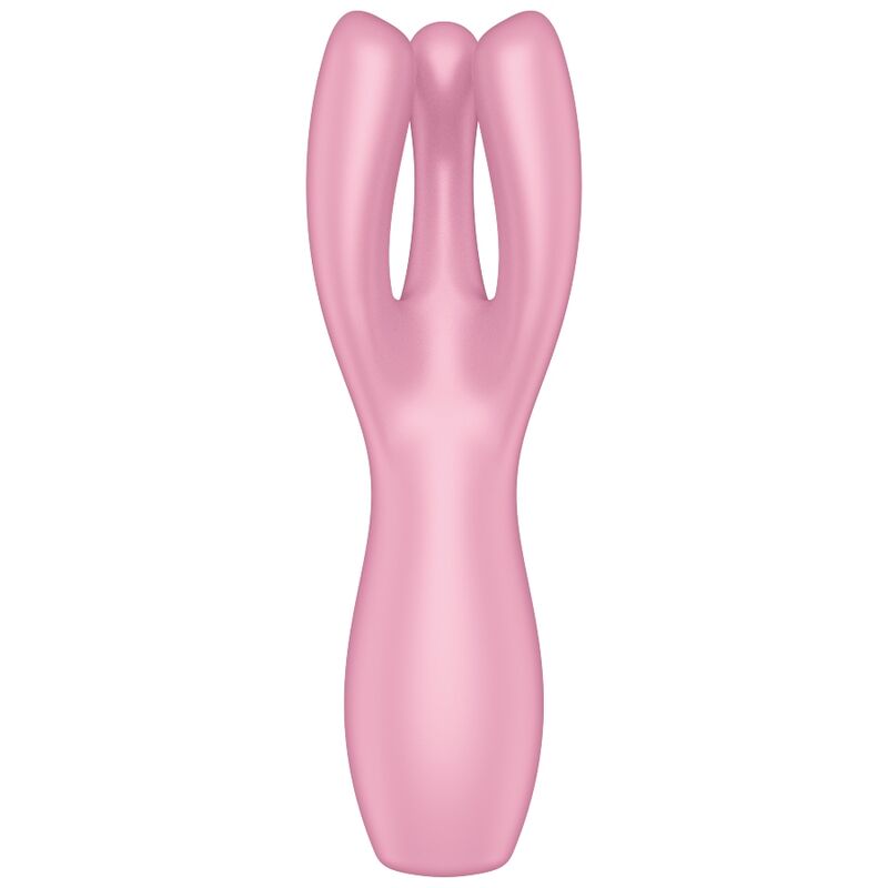 SATISFYER - VIBRADOR THREESOME 3 ROSA