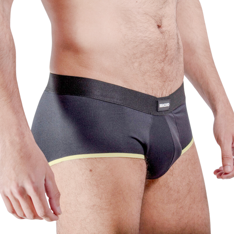 MACHO - MS24A CUECA BRIEF AMARELO ESCURO S