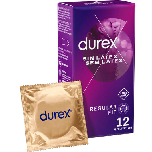 DUREX - PRESERVATIVOS SEM LÁTEX 12 UNIDADES