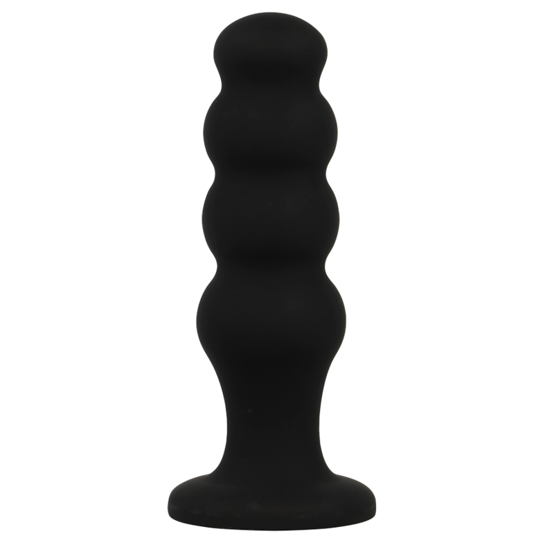 BLACK&SILVER - PLUG ANAL DE SILICONE SCOTT PREMIUM PRETO