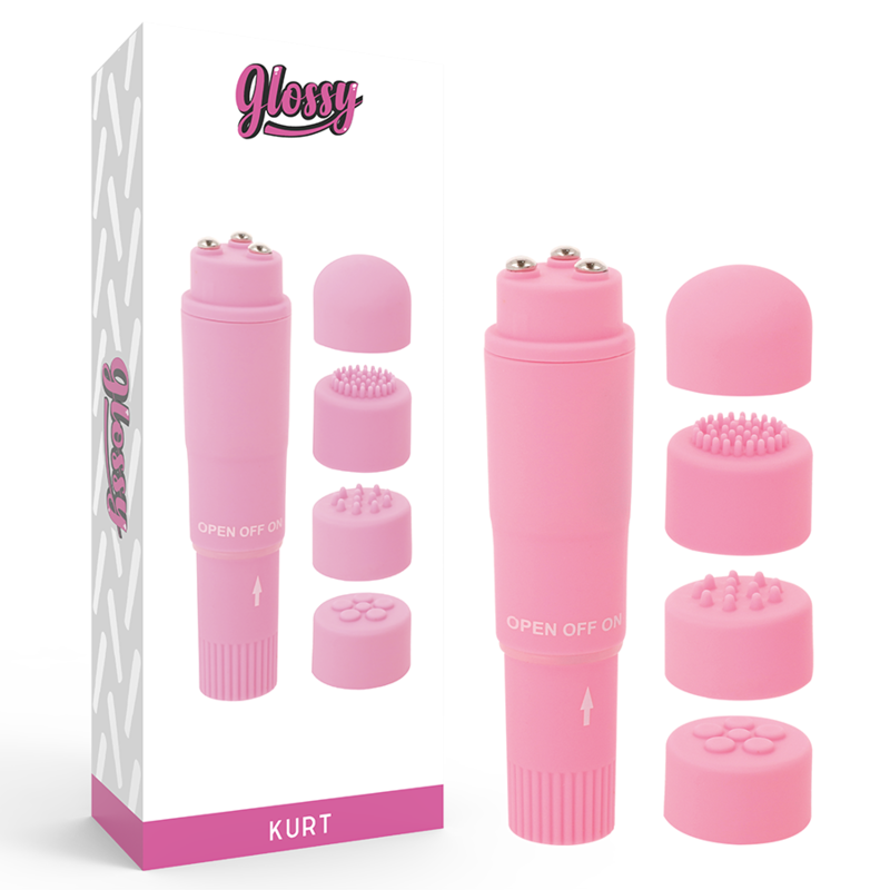 GLOSSY - MASSAGEIRO DE BOLSO KURT ROSA