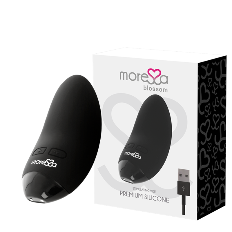 MORESSA - VIBRADOR BLOSSOM PRETO