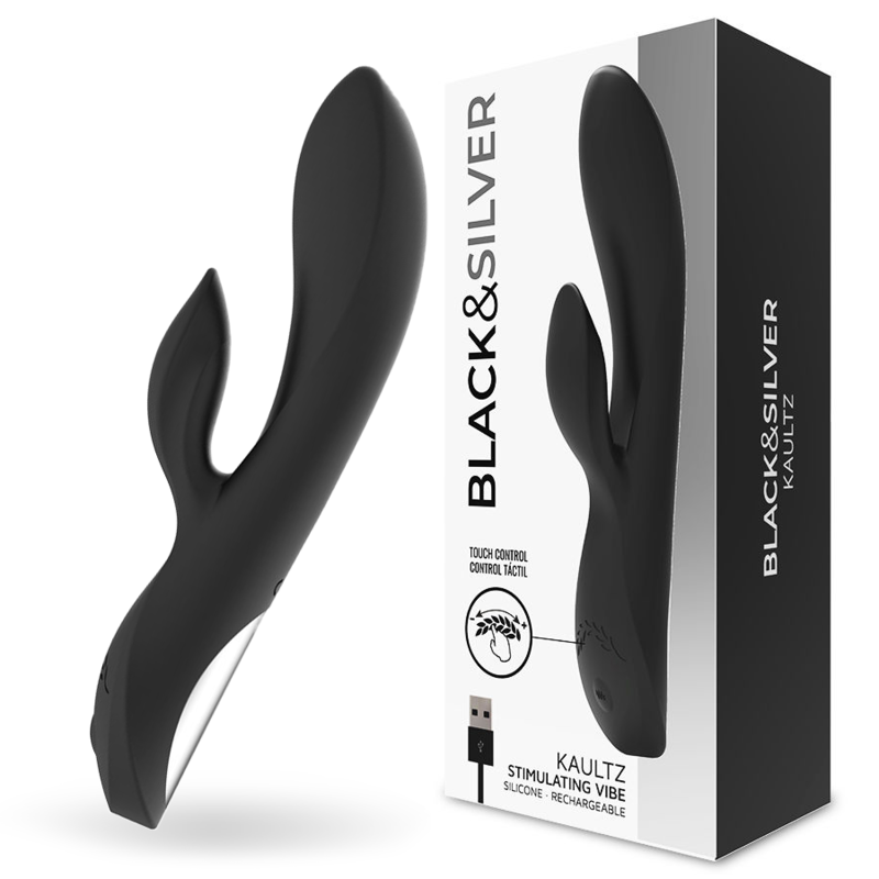 BLACK&SILVER - VIBRADOR KAULTZ TOUCH CONTROL