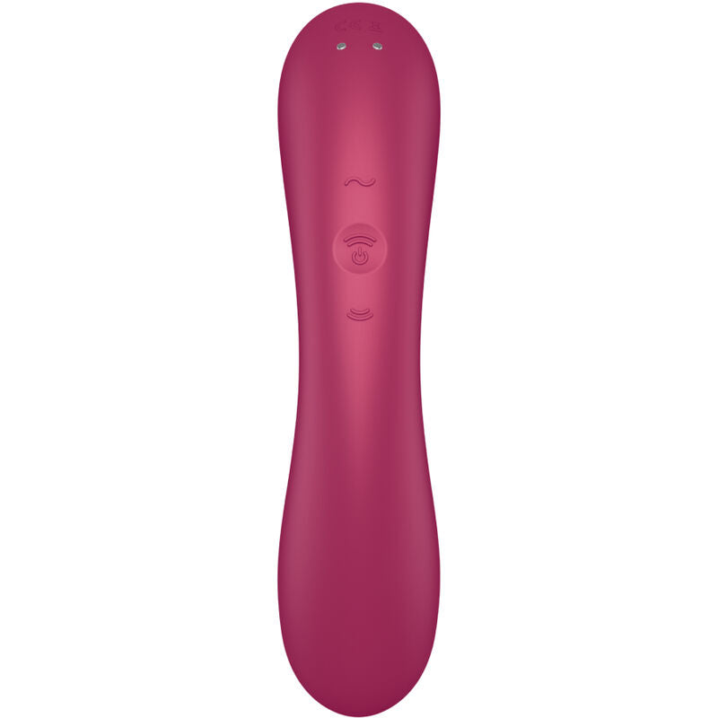 SATISFYER - CURVE TRINITY 1 AIR PULSE VIBRATION VERMELHO