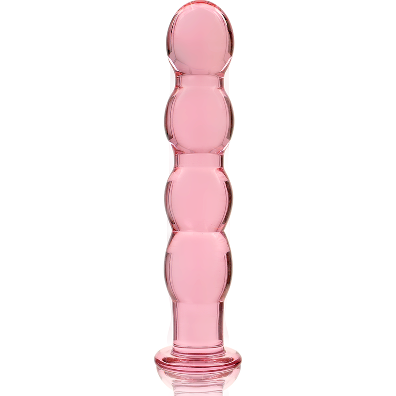 NEBULA SERIES BY IBIZA - MODELO 10 DILDO VIDRO BOROSILICADO TRANSPARENTE 16.5 CM -O- 3.5 CM