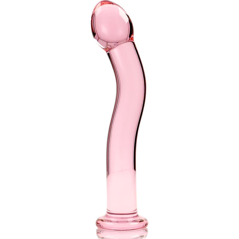 SÉRIE NEBULA BY IBIZA - MODELO 18 DILDO VIDRO BOROSILICADO TRANSPARENTE 18.5 CM -O- 3.5 CM