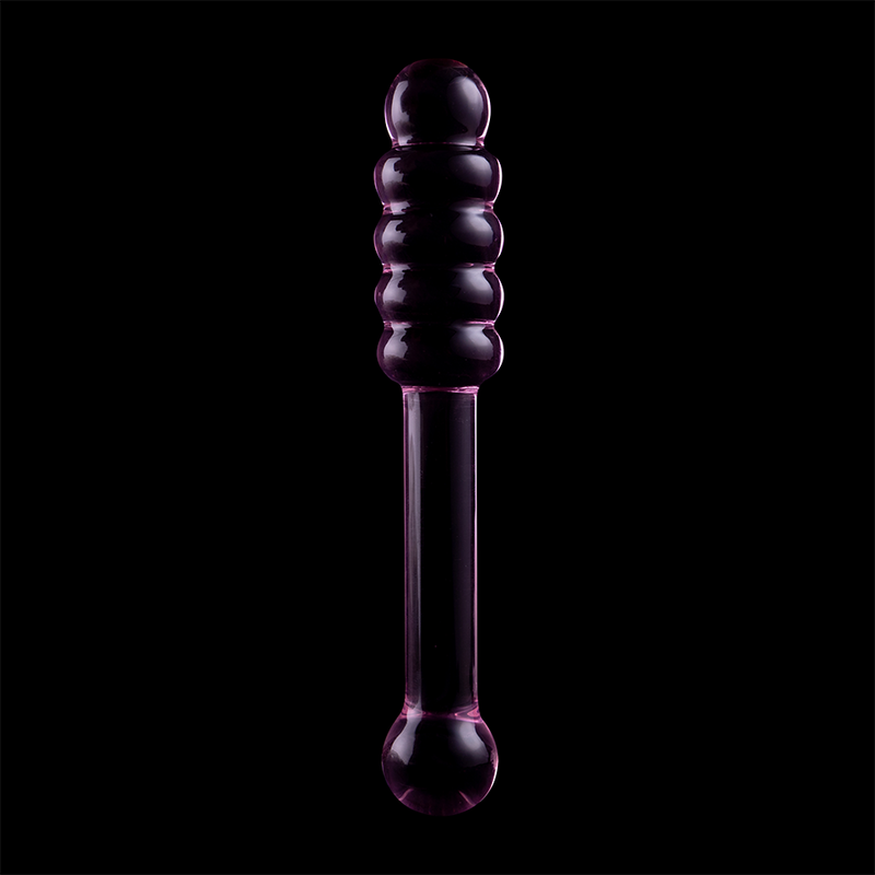 NEBULA SERIES BY IBIZA - MODELO 20 DILDO VIDRO BOROSILICADO TRANSPARENTE 20.5 CM -O- 3 CM