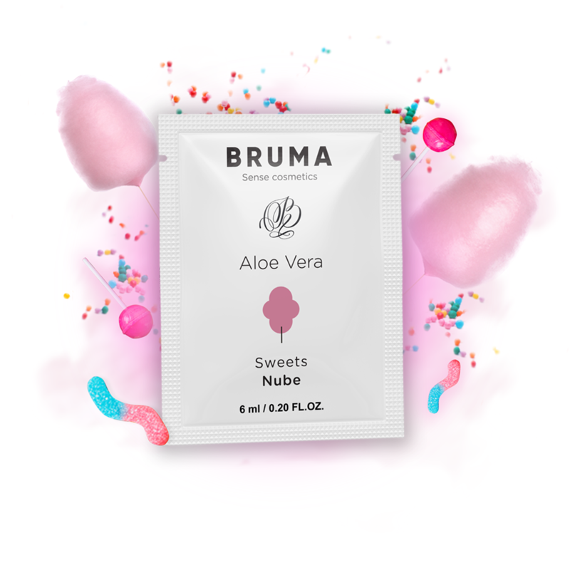 BRUMA - GEL DESLIZANTE DE ALOE VERA SABOR DOCES 6 ML