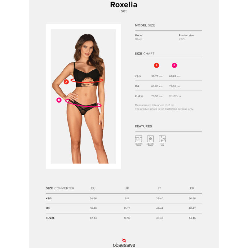 OBSESSIVE - CONJUNTO ROXELIA DUAS PEÇAS XS/S