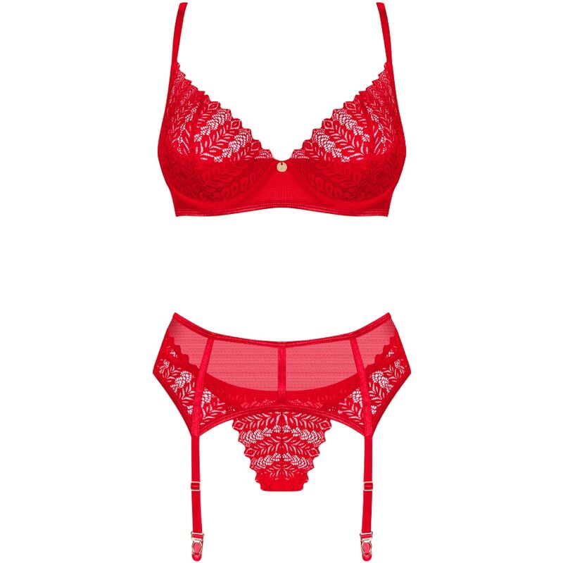 OBSESSIVE - CONJUNTO INGRIDIA TRÊS PEAS VERMELHO XS/S