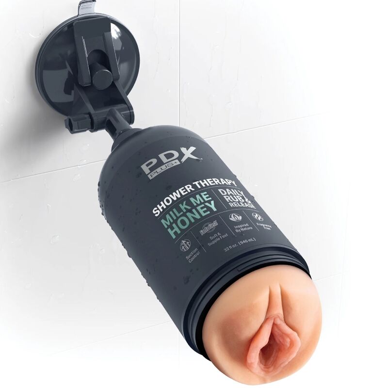 PDX PLUS - STROKER MASTURBATOR DESIGN DISCRETO DO GARRAFA DE SHAMPOO MILK ME HONEY