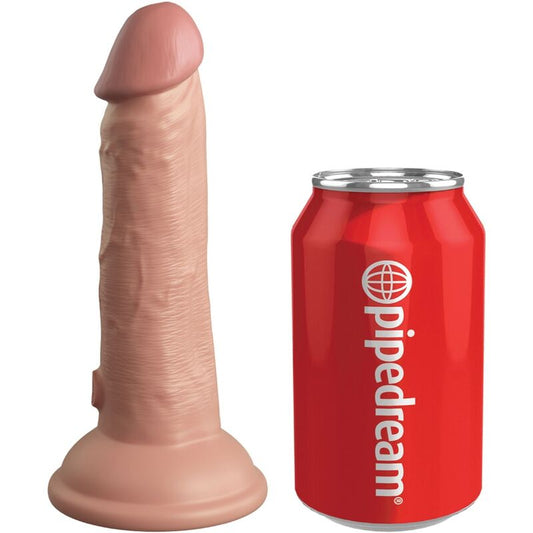 KING COCK - ELITE DILDO DE SILICONE REALISTA 15.2 CM