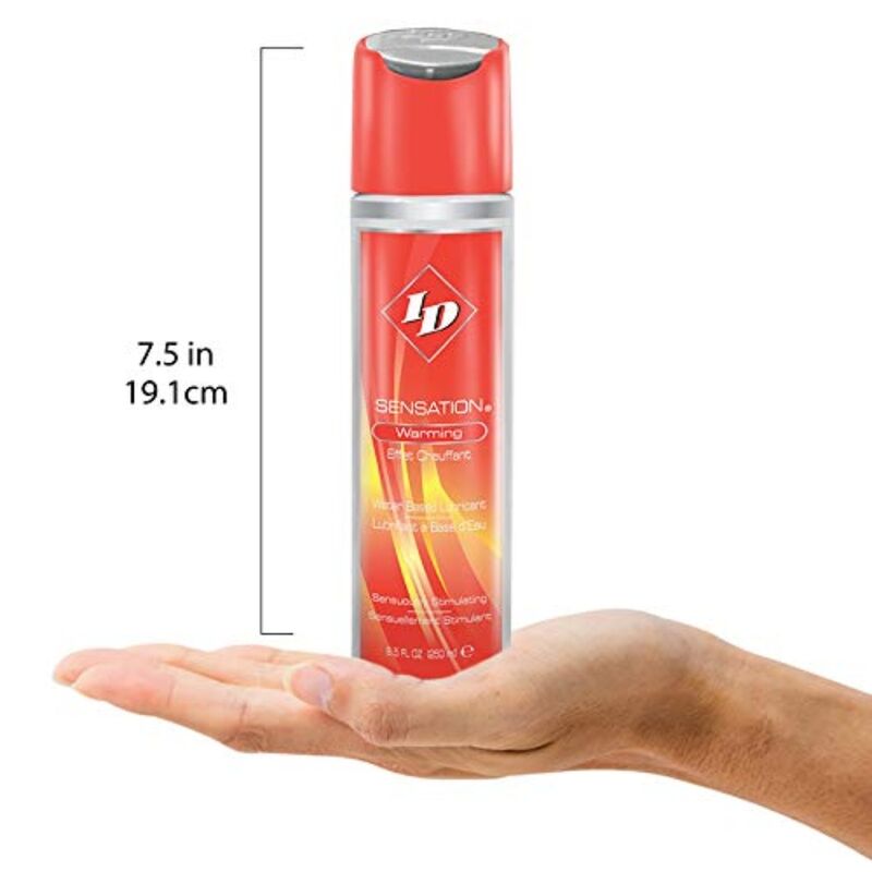 ID SENSATION - LUBRIFICANTE BASE DE GUA COM EFEITO CALOR 250 ML