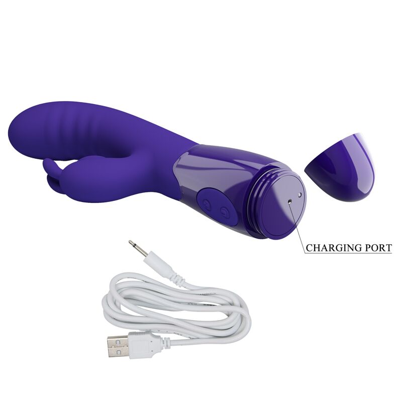 PRETTY LOVE - VIBRADOR DE COELHO VIOLETA CERBERUS YOUTH