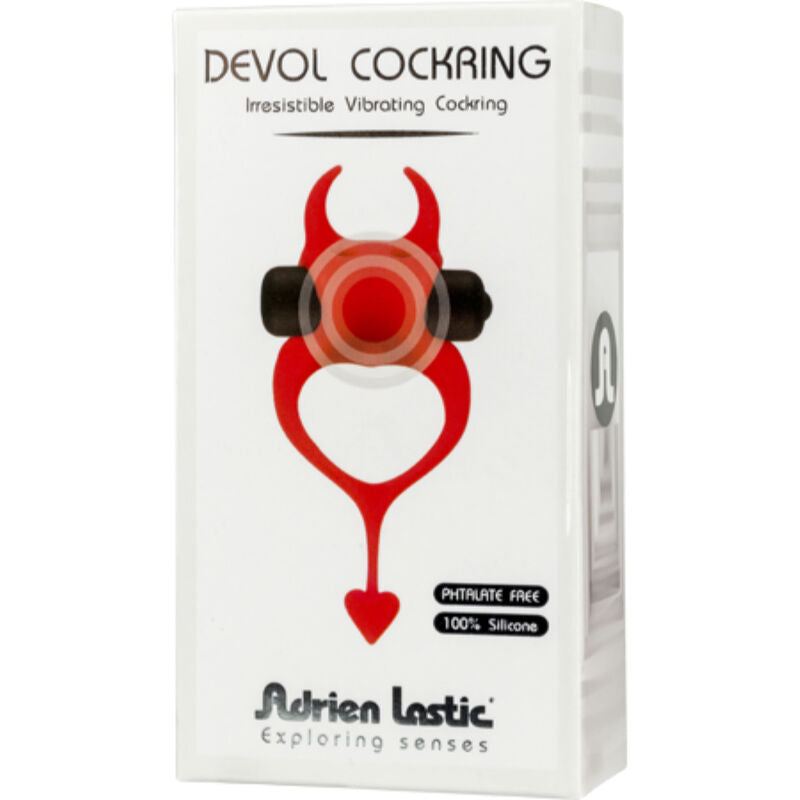 ADRIEN LASTIC - DEVOL COCKRING ANEL VIBRADOR VERMELHO