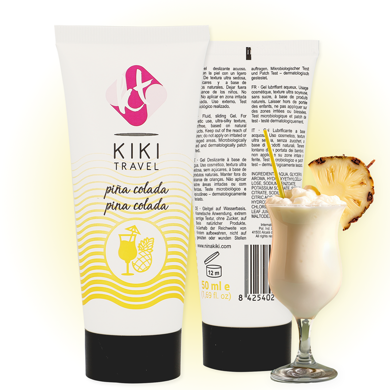 KIKÍ TRAVEL - PINA COLADA LUBRIFICANTE 50 ML