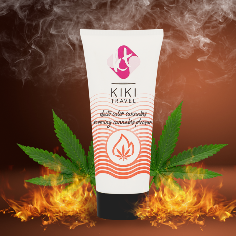 KIKÍ TRAVEL - CANNABIS LUBRIFICANTE DE EFEITO QUENTE 50 ML