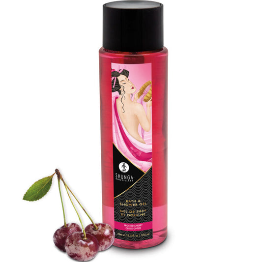 SHUNGA - GEL DE BANHO E DUCHE CEREJA FROSTED 370 ML