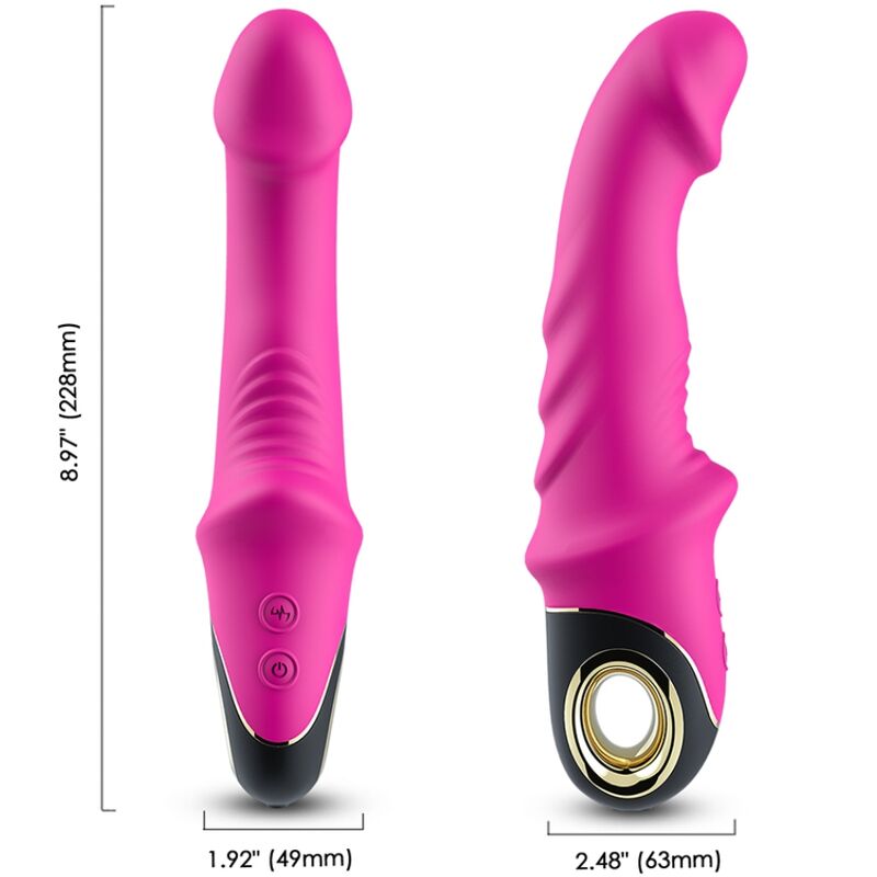 ARMONY - JOYBLADE DILDO VIBRADOR ROTADOR FÚCSIA