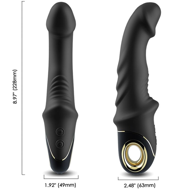 ARMONY - JOYBLADE DILDO VIBRADOR ROTATOR PRETO