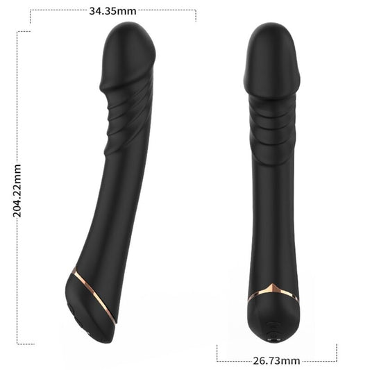 ARMONY - DILDO VIBRADOR SILICONE PRETO