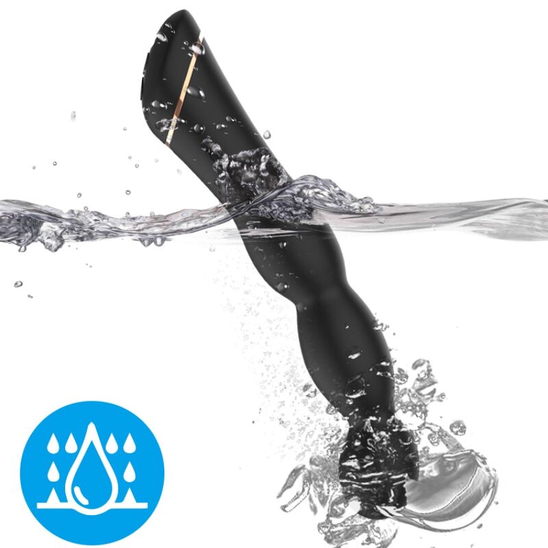 ARMONY - VIBRADOR BAMBU AJUSTÁVEL PRETO