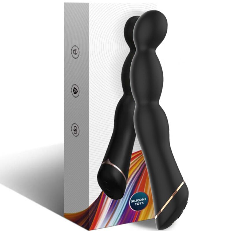 ARMONY - VIBRADOR BAMBU AJUSTÁVEL PRETO