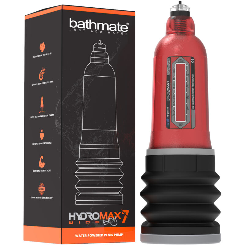 BATHMATE - HYDROMAX 7 WIDE BOY X30 VERMELHO