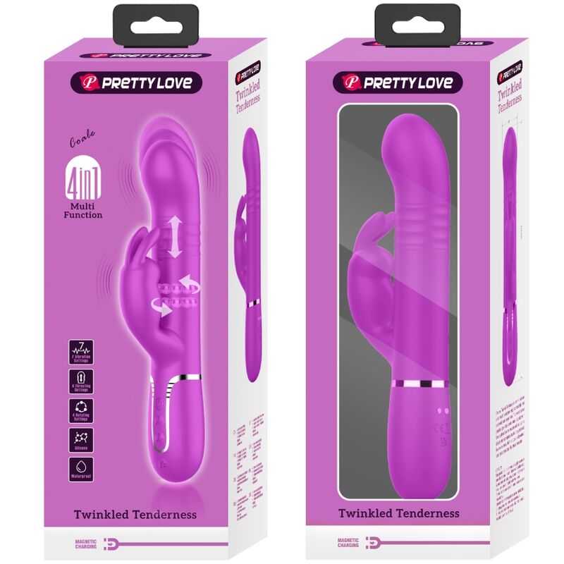 PRETTY LOVE - COALE COELHO VIBRADOR PÉROLAS VIOLETA