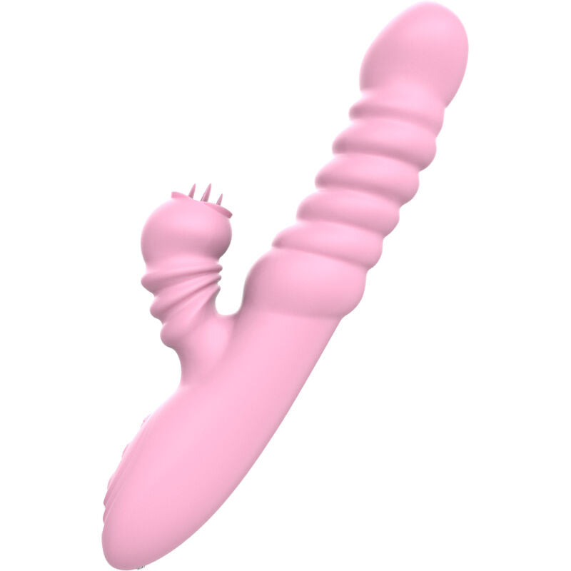 ARMONY - VIBRADOR MULTIFUNÇÃO COM EFEITO DE CALOR ESTIMULANTE DE LÍNGUA ROSA