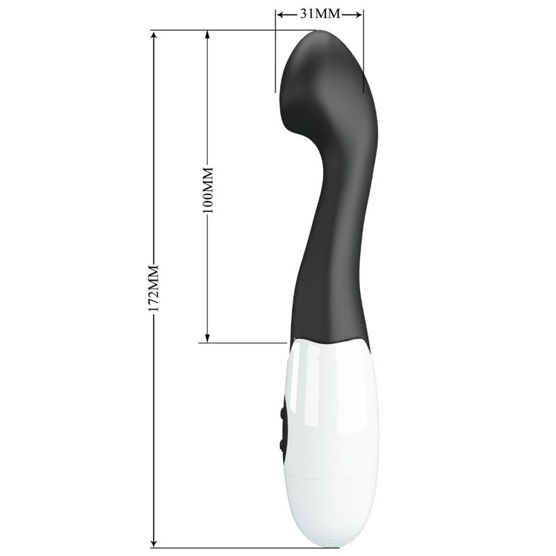 PRETTY LOVE - CHARLES VIBRADOR G-SPOT 30 MODOS PRETO