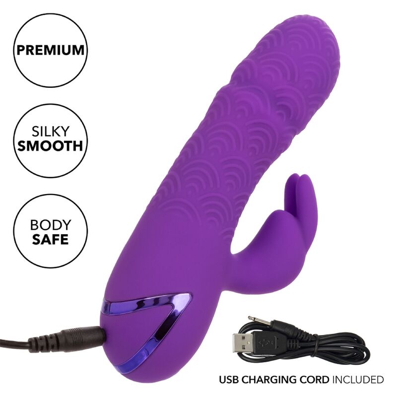 CALEXOTICS - MANHATTAN BEACH MARVEL VIBRADOR COELHO ROXO POR CALIFORNIA DREAMING